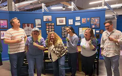 GigSalad having fun with mustaches