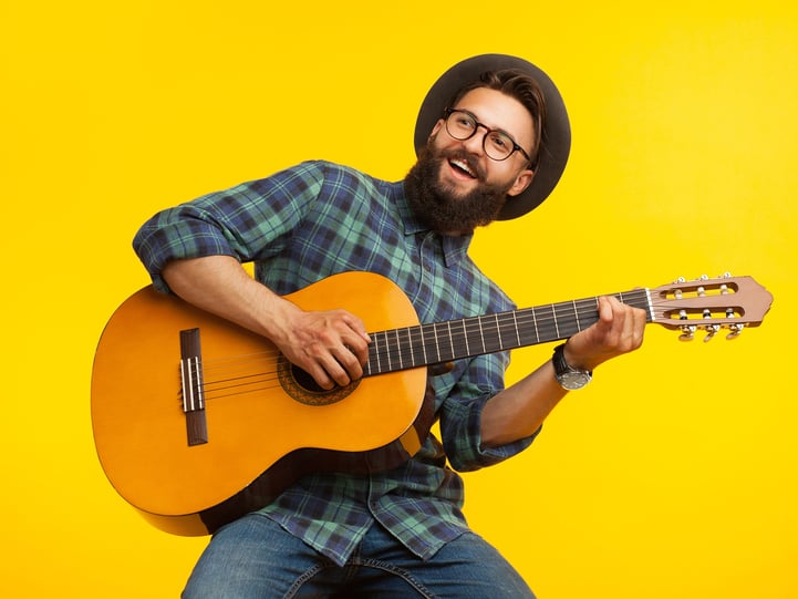 Man playing guitar